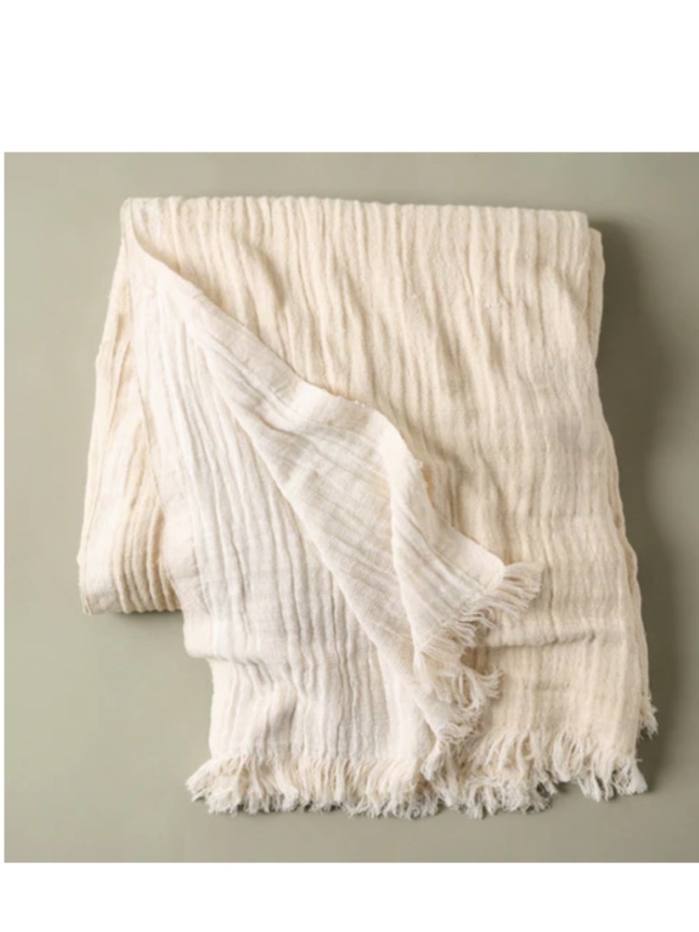 Magnolia Cloud Cotton Oversized Throw